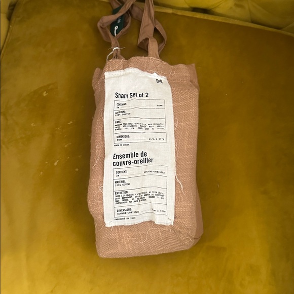 Urban Outfitters Home Cozy Slub Sham Set of 2 in Cedar New - Picture 3 of 6